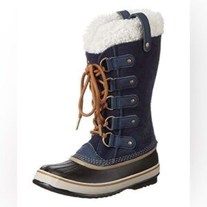 Sorel Women’s Joan of Arctic Shearling Winter Boot (Navy)- size 6
